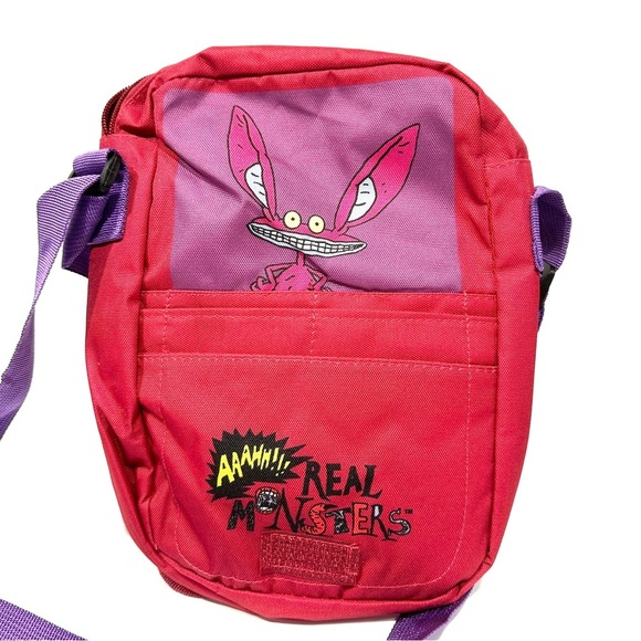 NWT CultureFly Nickelodeon The Nick Box Aaahh!!! Real Monsters Messenger Bag - Picture 2 of 7